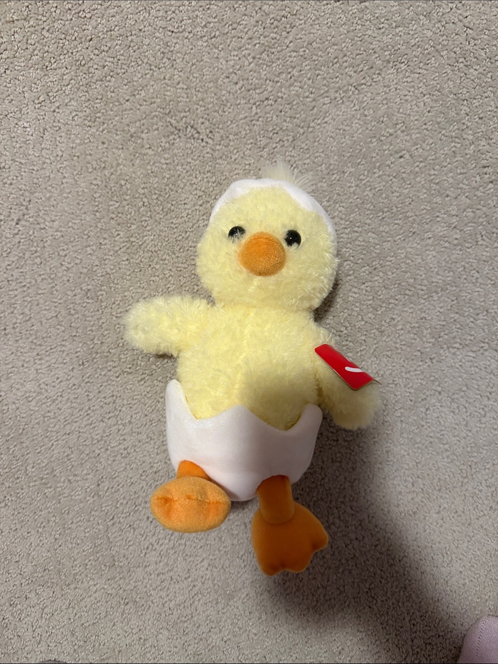 Yellow Chick Plush Toy with Egg Shell - Cute Baby Doll